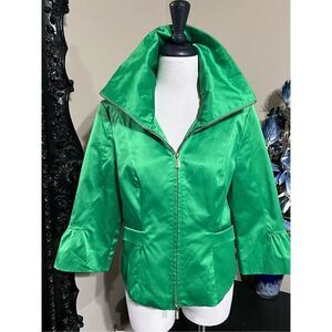 Georgiou Green 3/4 Sleeve Jacket Size 10